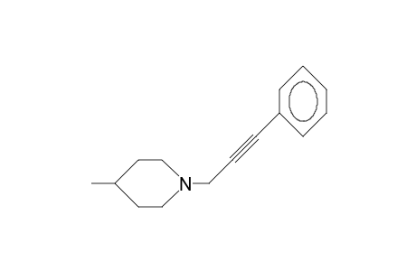 4-Methyl-1-(3-phenyl-2-propynyl)-piperidine