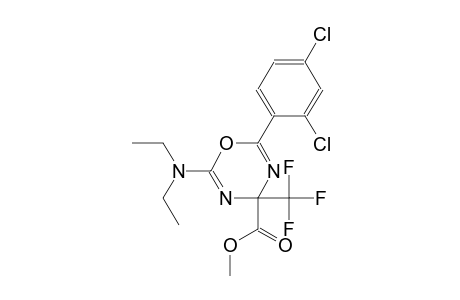 methyl 2-(2,4-dichlorophenyl)-6-(diethylamino)-4-(trifluoromethyl)-4H-1,3,5-oxadiazine-4-carboxylate
