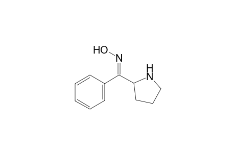 Phenyl(2-pyrrolidinyl)methanone oxime
