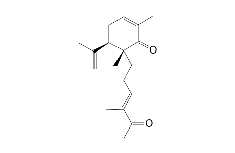 (5R,6R)-2,6-Dimethyl-5-(1-methylethenyl)-6-[(E)-4-methyl-5-oxo-3-hexenyl]-2-cyclohexen-1-one