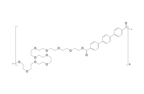 Poly[deca(oxyethylene)oxycarbonyl-triphenylene carbonyl]