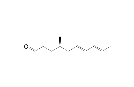 (4R,6E,8E)-4-methyldeca-6,8-dienal