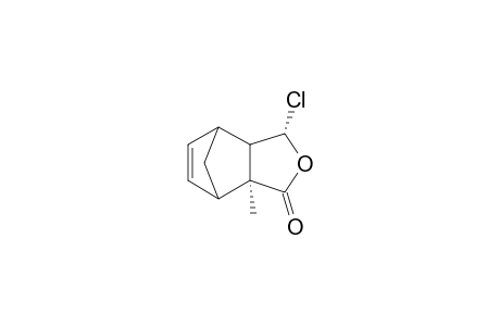 5(S)-Chloro-2(S)-methyl-4-oxa-endo-tricyclo[5.2.1.0(2,6)]dec-8-en-3-one