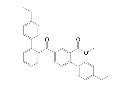 Methyl 4'-ethyl-4-(4'-ethylbiphenylcarbonyl)biphenyl-2-carboxylate