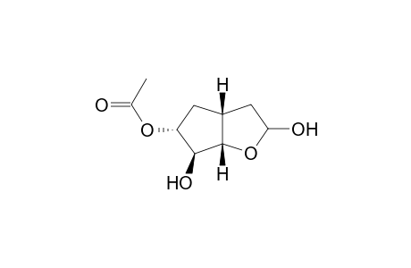 (3aR*,5R*,6S*,6aS*)-2,6-Dihydroxyhexahydro-2H-cyclopenta[b]furan-5-yl acetate