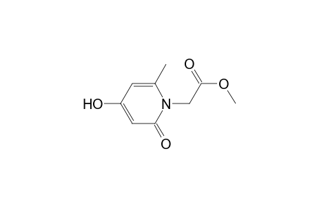1(2H)-Pyridineacetic acid, 4-hydroxy-6-methyl-2-oxo-, methyl ester