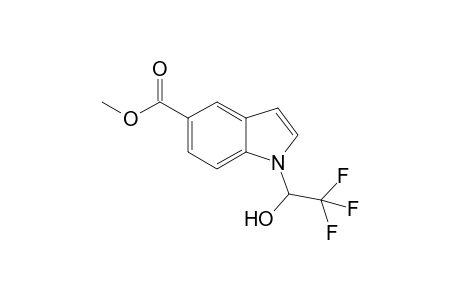 Methyl 1-(2,2,2-trifluoro-1-hydroxyethyl)-1H-indole-5-carboxylate