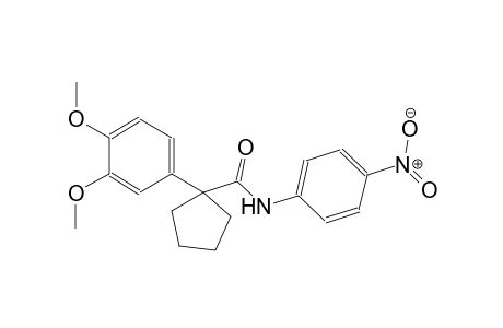 1-(3,4-dimethoxyphenyl)-N-(4-nitrophenyl)cyclopentanecarboxamide