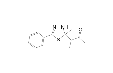 3-(2-Methyl-5-phenyl-2,3-dihydro-1,3,4-thiadiazol-2-yl)-2-butanone