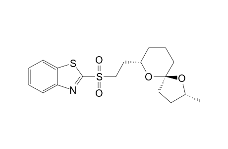 (2''R,5''R,7''S)-2-[2'-(2''-Methyl-1'',6''-dioxaspiro[4.5]dec-7''-yl)ethylsulfonyl]-benzothiazole