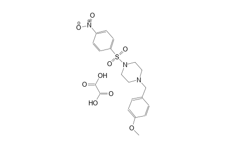1-(4-methoxybenzyl)-4-((4-nitrophenyl)sulfonyl)piperazine oxalate