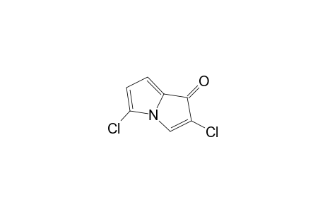 1H-Pyrrolizin-1-one, 2,5-dichloro-