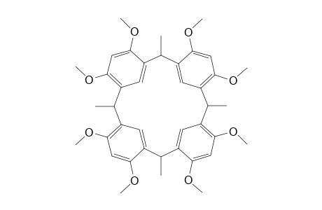 Pentacyclo[19.3.1.1(3,7).1(9,13).1(15,19)]octacosa-1(25),3,5,7(28),9,11,13(27),15,17,19(26),21,23-dodecaene, 4,6,10,12,16,18,22,24-octamethoxy-2,8,14,20-tetramethyl-