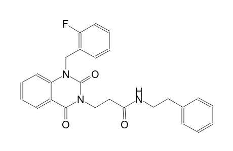 3-(1-(2-fluorobenzyl)-2,4-dioxo-1,4-dihydro-3(2H)-quinazolinyl)-N-(2-phenylethyl)propanamide