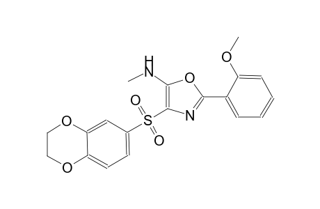 5-oxazolamine, 4-[(2,3-dihydro-1,4-benzodioxin-6-yl)sulfonyl]-2-(2-methoxyphenyl)-N-methyl-