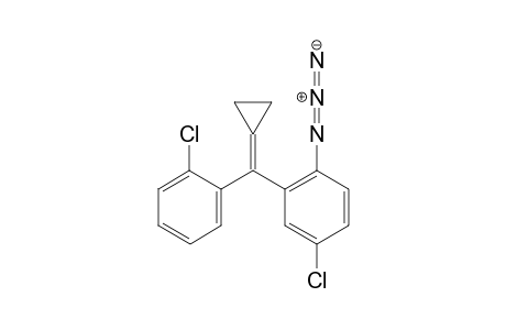 1-Azido-4-chloro-2-((2-chlorophenyl)(cyclopropylidene)methyl)benzene