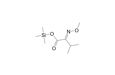 Butanoic acid, 2-(methoxyimino)-3-methyl-, trimethylsilyl ester