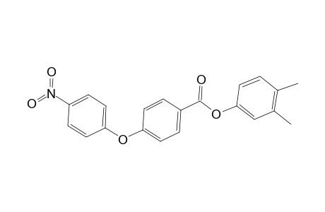 Benzoic acid, 4-(4-nitrophenoxy)-, 3,4-dimethylphenyl ester