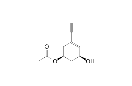 (3S,5S) and (3R,5R)-5-Acetoxy-1-ethynyl-3-hydroxycyclohex-1-ene