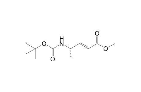 (E,4S)-4-(tert-butoxycarbonylamino)pent-2-enoic acid methyl ester