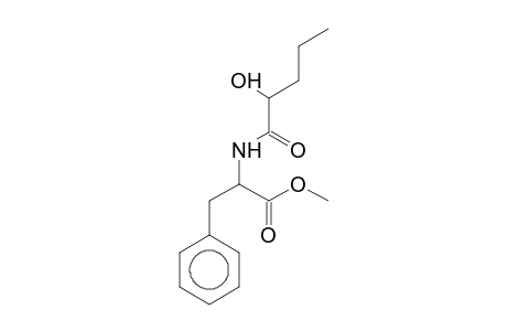 Methyl 2-[(2-hydroxypentanoyl)amino]-3-phenylpropanoate