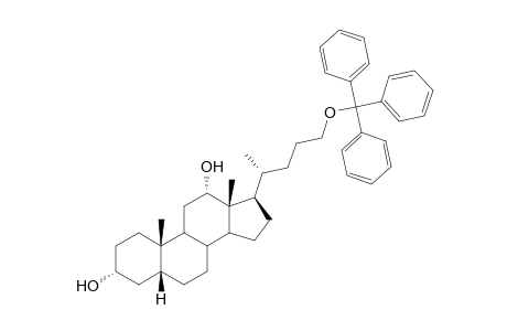 3.alpha.,12.alpha.-Dihydroxy-5.beta.-cholan-24-oxytriphenylmethane