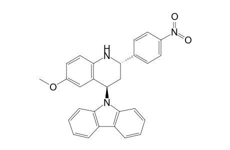 9-[(2S,4R)-6-methoxy-2-(4-nitrophenyl)-1,2,3,4-tetrahydroquinolin-4-yl]carbazole