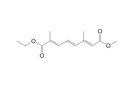 Ethyl 2,6-Dimethyl-8-methoxy-8-oxo-2(E),4(E),6(E)-octatrienoate