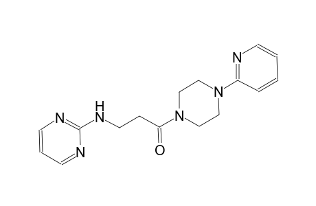 2-pyrimidinamine, N-[3-oxo-3-[4-(2-pyridinyl)-1-piperazinyl]propyl]-