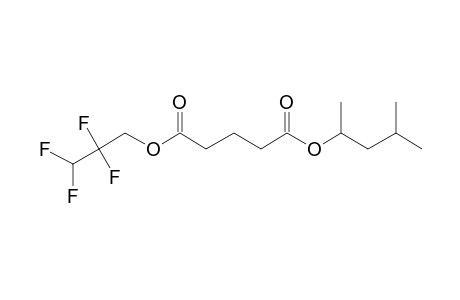 Glutaric acid, 2,2,3,3-tetrafluoropropyl 4-methylpent-2-yl ester