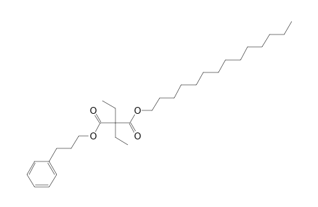 Diethylmalonic acid, 3-phenylpropyl tetradecyl ester