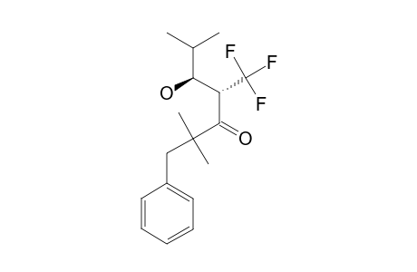 5-HYDROXY-2,2-DIMETHYL-6-METHYL-1-PHENYL-4-TRIFLUOROMETHYL-3-HEPTANONE;ANTI-ISOMER