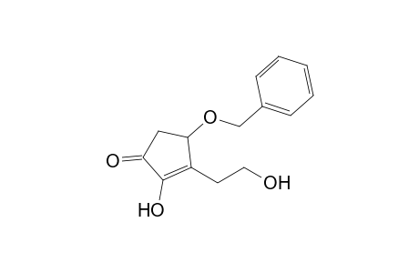 4-Benzyloxy-2-hydroxy-3-(2-hydroxyethyl)-2-cyclopenten-1-one
