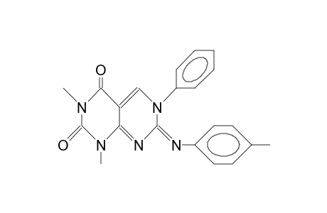 7-(4-Tolyl)imino-1,3-dimethyl-6-phenyl-2,4-dioxo-1,2,3,4,6,7-hexahydro-pyrimido(4,5-D)pyrimidine