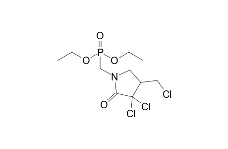 N-Diethylphosphorylmethyl-3,3-dichloro-4-chloromethylpyrrolidin-2-one