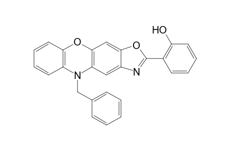 5-benzyl-2-(o-hydroxyphenyl)-5-oxazolo[4,5-b]phenoxazine