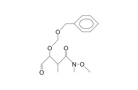 N-Methoxy-N,2S-dimethyl-4-oxo-3-benzyloxymethoxy-butanamide