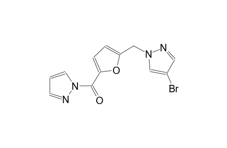4-bromo-1-{[5-(1H-pyrazol-1-ylcarbonyl)-2-furyl]methyl}-1H-pyrazole