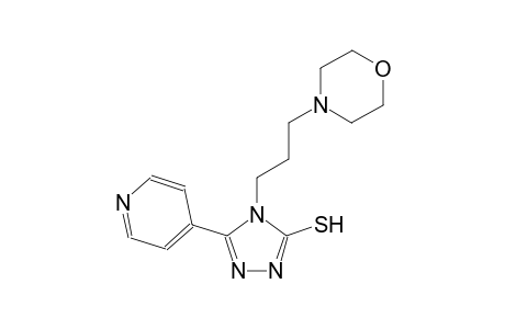 4H-1,2,4-triazole-3-thiol, 4-[3-(4-morpholinyl)propyl]-5-(4-pyridinyl)-