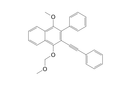 1-Methoxy-4-methoxymethoxy-3-(2-phenylethynyl)-2-phenylnaphthalene