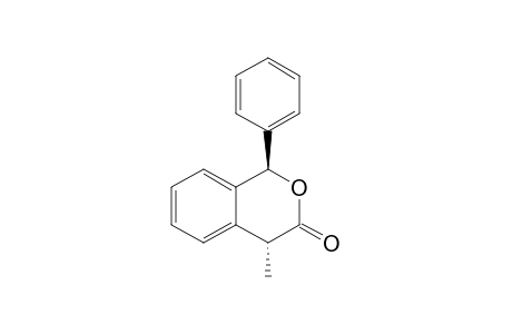 trans-1-Phenyl-1,4-dihydro-4-methyl-3H-2-benzopyran-3-one