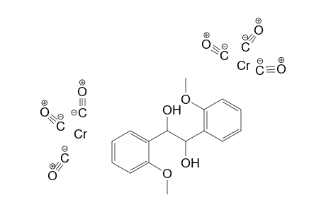 1,2-Bis[tricarbonyl(o-methoxybenzyl)chromium]-1,2-dihydroxyethane complex