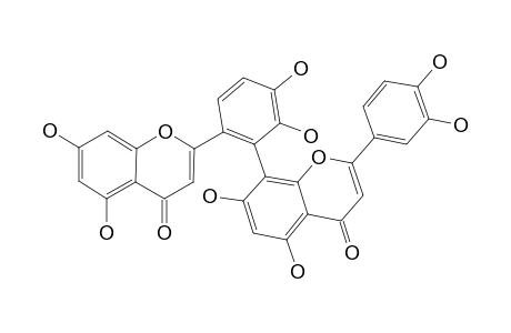 8-[6-(5,7-dihydroxy-4-keto-chromen-2-yl)-2,3-dihydroxy-phenyl]-2-(3,4-dihydroxyphenyl)-5,7-dihydroxy-chromone