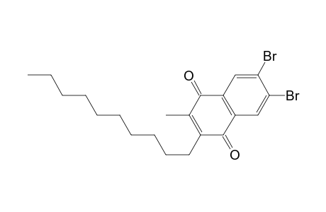 1,4-Naphthalenedione, 6,7-dibromo-2-decyl-3-methyl-