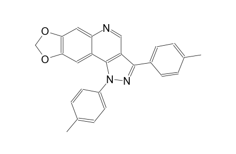 1,3-bis(4-methylphenyl)-1H-[1,3]dioxolo[4,5-g]pyrazolo[4,3-c]quinoline