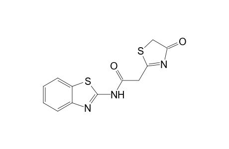 N-(benzothiazol-2-yl)-2-(4-oxo-4,5-dihydrothiazol-2-yl) acetamide