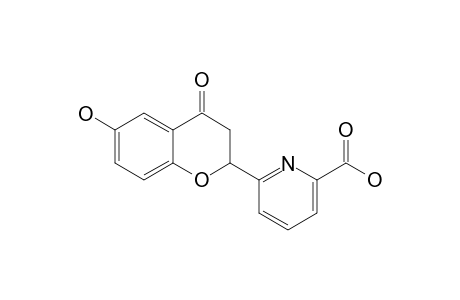 6-(6-HYDROXY-4-OXO-4H-CHROMAN-2-YL)-PYRIDINE-2-CARBOXYLIC-ACID