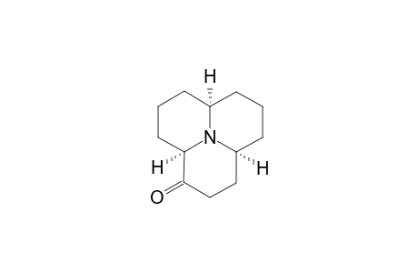 (3a.alpha.,6a.alpha.,9a.alpha.)-(+-)-Decahydropyrido[2,1,6-de]quinolizin-1(2H)-one