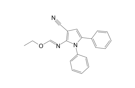 N-(3-Cyano-1,5-diphenyl-1H-pyrrol-2-yl)-formimidic acidethyl ester
