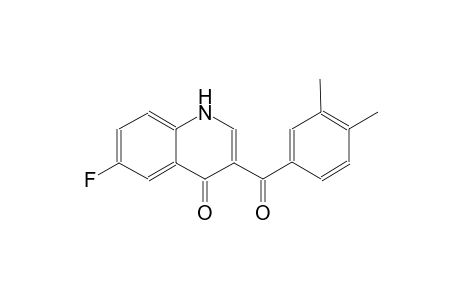 3-(3,4-dimethylbenzoyl)-6-fluoro-4(1H)-quinolinone